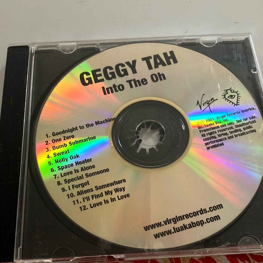 Geggy tah promo cd